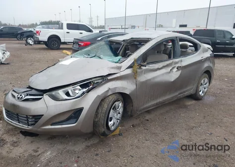 2016 Hyundai Elantra Se from USA, damaged, VIN 5NPDH4AE2GH759032